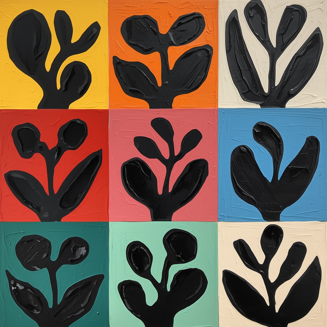 Gouaches découpées